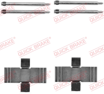 QUICK BRAKE 109-1039 Kit accessori, Pastiglia freno