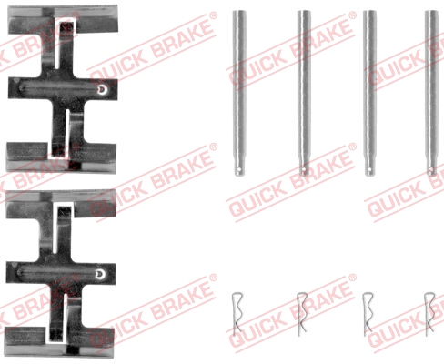 QUICK BRAKE 109-1045 Kit accessori, Pastiglia freno-Kit accessori, Pastiglia freno-Ricambi Euro