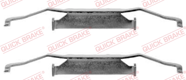 QUICK BRAKE 109-1054 Kit accessori, Pastiglia freno-Kit accessori, Pastiglia freno-Ricambi Euro