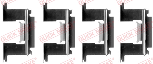 QUICK BRAKE 109-1064 Kit accessori, Pastiglia freno-Kit accessori, Pastiglia freno-Ricambi Euro