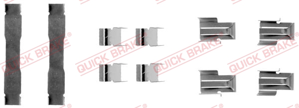 QUICK BRAKE 109-1071 Kit accessori, Pastiglia freno