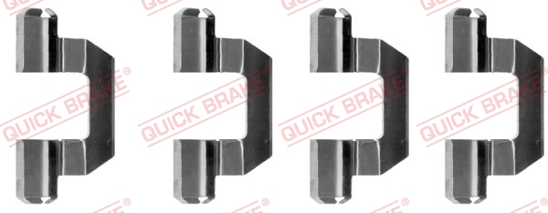 QUICK BRAKE 109-1077 Kit accessori, Pastiglia freno-Kit accessori, Pastiglia freno-Ricambi Euro