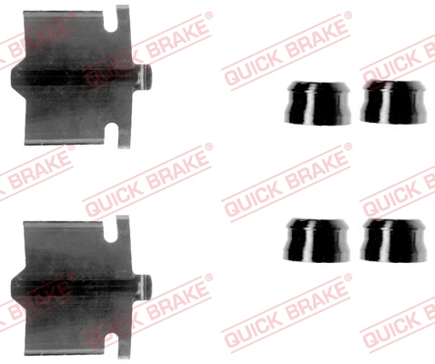 QUICK BRAKE 109-1084 Kit accessori, Pastiglia freno-Kit accessori, Pastiglia freno-Ricambi Euro