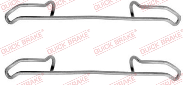 QUICK BRAKE 109-1085 Kit accessori, Pastiglia freno