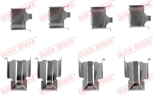 QUICK BRAKE 109-1086 Kit accessori, Pastiglia freno-Kit accessori, Pastiglia freno-Ricambi Euro