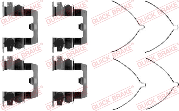 QUICK BRAKE 109-1095 Kit accessori, Pastiglia freno-Kit accessori, Pastiglia freno-Ricambi Euro