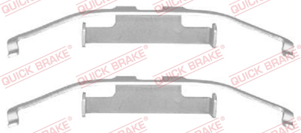 QUICK BRAKE 109-1097 Kit accessori, Pastiglia freno-Kit accessori, Pastiglia freno-Ricambi Euro