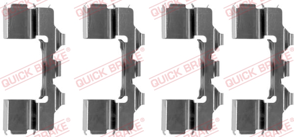 QUICK BRAKE 109-1104 Kit accessori, Pastiglia freno