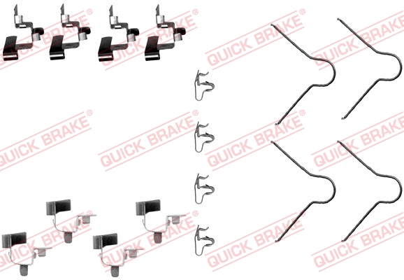 QUICK BRAKE 109-1130 Kit accessori, Pastiglia freno-Kit accessori, Pastiglia freno-Ricambi Euro