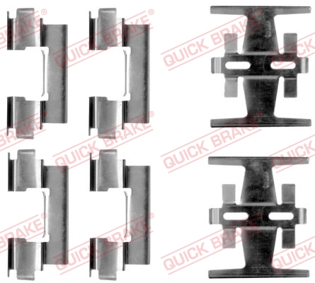 QUICK BRAKE 109-1134 Kit accessori, Pastiglia freno-Kit accessori, Pastiglia freno-Ricambi Euro