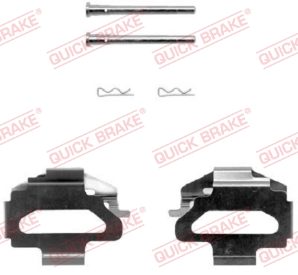 QUICK BRAKE 109-1141 Kit accessori, Pastiglia freno