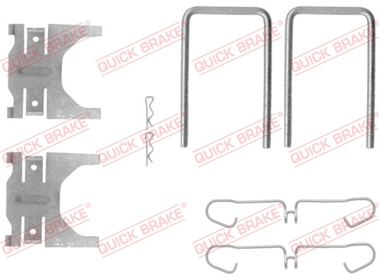 QUICK BRAKE 109-1144 Kit accessori, Pastiglia freno-Kit accessori, Pastiglia freno-Ricambi Euro