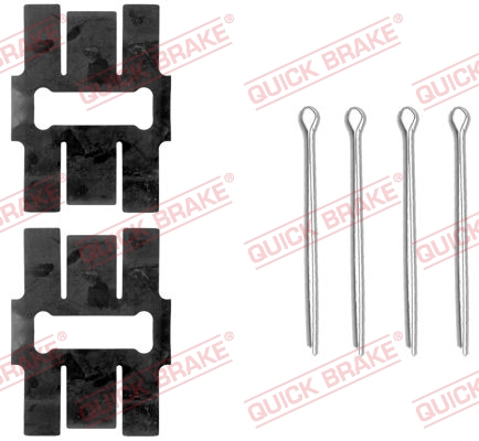 QUICK BRAKE 109-1146 Kit accessori, Pastiglia freno-Kit accessori, Pastiglia freno-Ricambi Euro