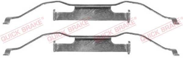 QUICK BRAKE 109-1148 Kit accessori, Pastiglia freno
