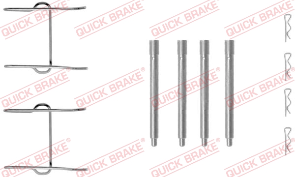 QUICK BRAKE 109-1149 Kit accessori, Pastiglia freno-Kit accessori, Pastiglia freno-Ricambi Euro