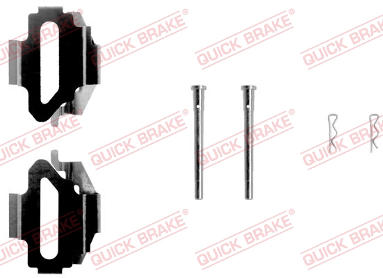 QUICK BRAKE 109-1168 Kit accessori, Pastiglia freno