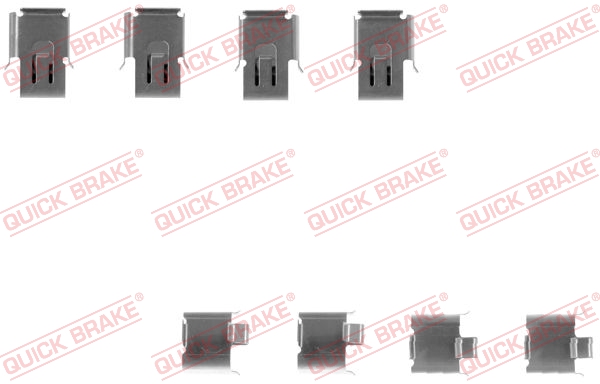 QUICK BRAKE 109-1171 Kit accessori, Pastiglia freno