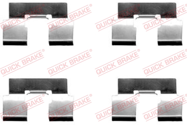 QUICK BRAKE 109-1214 Kit accessori, Pastiglia freno-Kit accessori, Pastiglia freno-Ricambi Euro