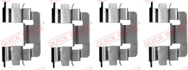 QUICK BRAKE 109-1229 Kit accessori, Pastiglia freno-Kit accessori, Pastiglia freno-Ricambi Euro