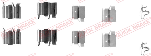 QUICK BRAKE 109-1240 Kit accessori, Pastiglia freno