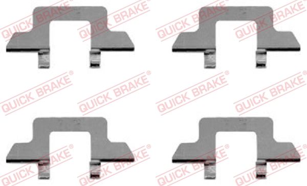 QUICK BRAKE 109-1242 Kit accessori, Pastiglia freno-Kit accessori, Pastiglia freno-Ricambi Euro