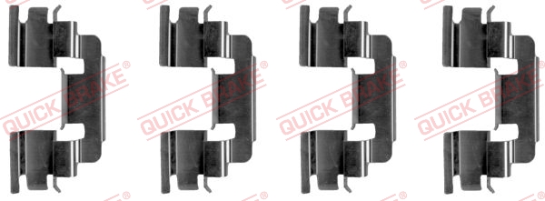 QUICK BRAKE 109-1249 Kit accessori, Pastiglia freno-Kit accessori, Pastiglia freno-Ricambi Euro