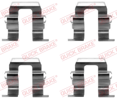 QUICK BRAKE 109-1259 Kit accessori, Pastiglia freno-Kit accessori, Pastiglia freno-Ricambi Euro