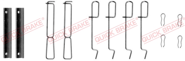 QUICK BRAKE 109-1265 Kit accessori, Pastiglia freno-Kit accessori, Pastiglia freno-Ricambi Euro