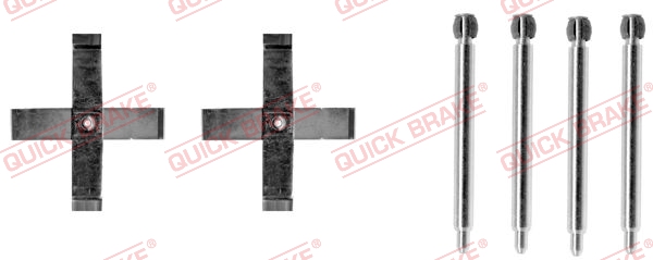 QUICK BRAKE 109-1271 Kit accessori, Pastiglia freno-Kit accessori, Pastiglia freno-Ricambi Euro