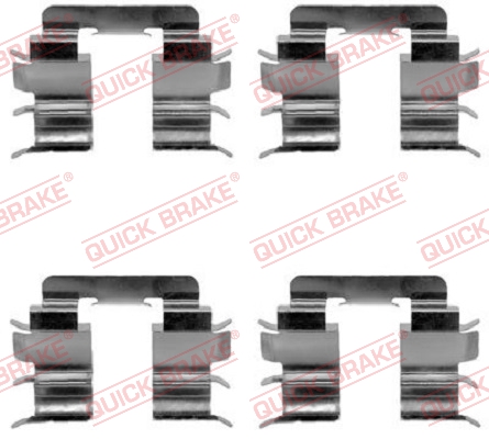 QUICK BRAKE 109-1272 Kit accessori, Pastiglia freno-Kit accessori, Pastiglia freno-Ricambi Euro