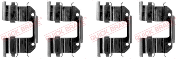 QUICK BRAKE 109-1285 Kit accessori, Pastiglia freno