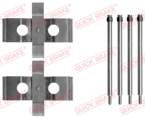 QUICK BRAKE 109-1611 Kit accessori, Pastiglia freno-Kit accessori, Pastiglia freno-Ricambi Euro