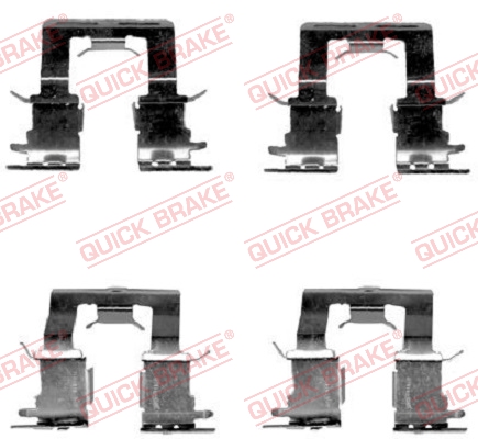 QUICK BRAKE 109-1620 Kit accessori, Pastiglia freno