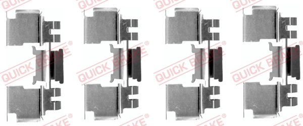 QUICK BRAKE 109-1621 Kit accessori, Pastiglia freno