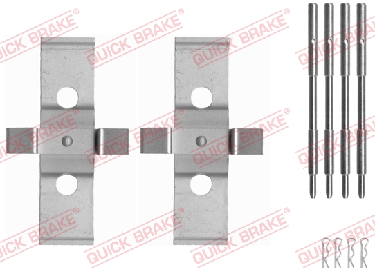 QUICK BRAKE 109-1637 Kit accessori, Pastiglia freno