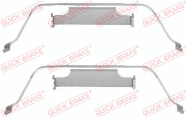 QUICK BRAKE 109-1638 Kit accessori, Pastiglia freno-Kit accessori, Pastiglia freno-Ricambi Euro