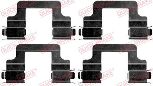 QUICK BRAKE 109-1679 Kit accessori, Pastiglia freno