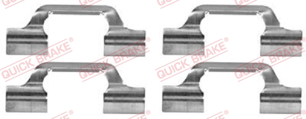 QUICK BRAKE 109-1685 Kit accessori, Pastiglia freno-Kit accessori, Pastiglia freno-Ricambi Euro