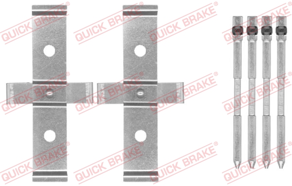 QUICK BRAKE 109-1694 Kit accessori, Pastiglia freno-Kit accessori, Pastiglia freno-Ricambi Euro