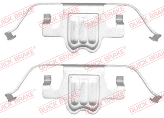 QUICK BRAKE 109-1695 Kit accessori, Pastiglia freno-Kit accessori, Pastiglia freno-Ricambi Euro