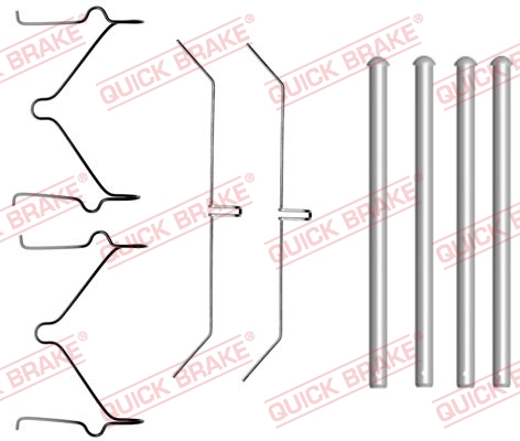 QUICK BRAKE 109-1701 Sada...