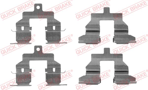 QUICK BRAKE 109-1737 Kit accessori, Pastiglia freno-Kit accessori, Pastiglia freno-Ricambi Euro