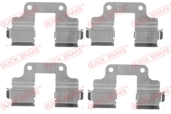 QUICK BRAKE 109-1739 Kit accessori, Pastiglia freno