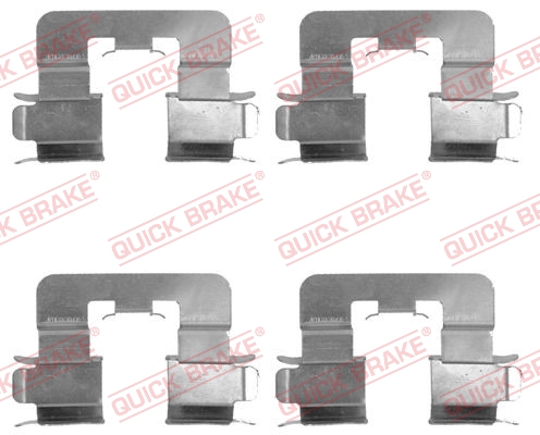 QUICK BRAKE 109-1741 Kit accessori, Pastiglia freno