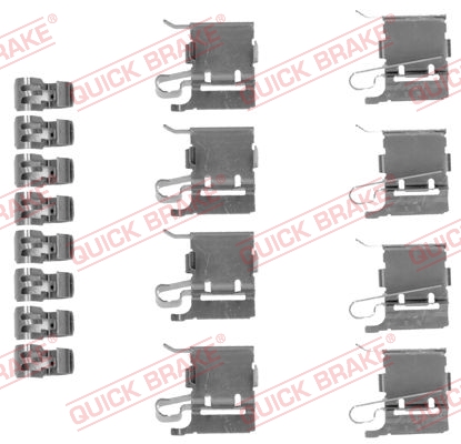 QUICK BRAKE 109-1748 Kit accessori, Pastiglia freno-Kit accessori, Pastiglia freno-Ricambi Euro