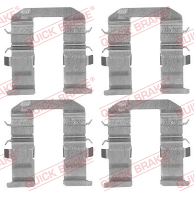 QUICK BRAKE 109-1758 Kit accessori, Pastiglia freno-Kit accessori, Pastiglia freno-Ricambi Euro