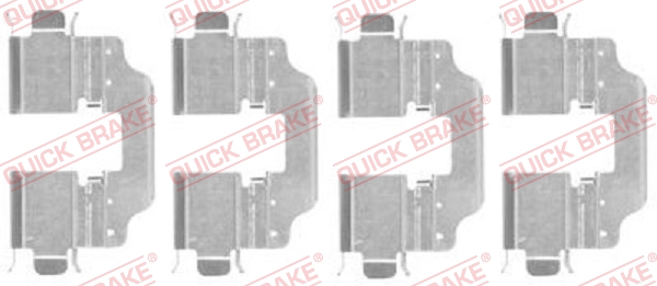 QUICK BRAKE 109-1773 Kit accessori, Pastiglia freno