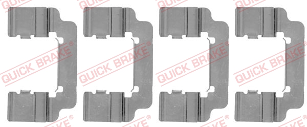 QUICK BRAKE 109-1777 Kit accessori, Pastiglia freno-Kit accessori, Pastiglia freno-Ricambi Euro