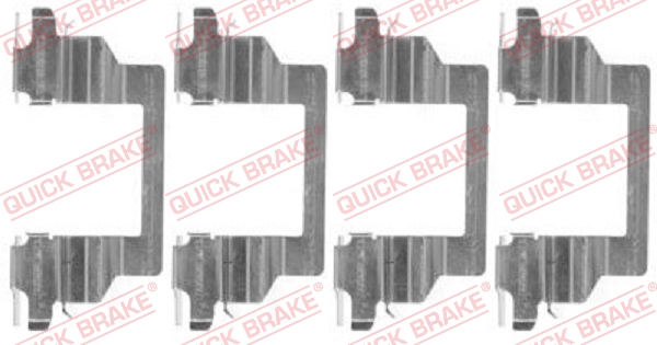 QUICK BRAKE 109-1778 Kit accessori, Pastiglia freno