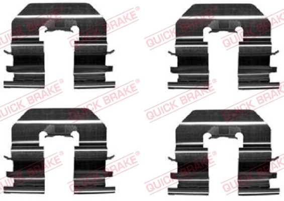 QUICK BRAKE 109-1780 Kit accessori, Pastiglia freno